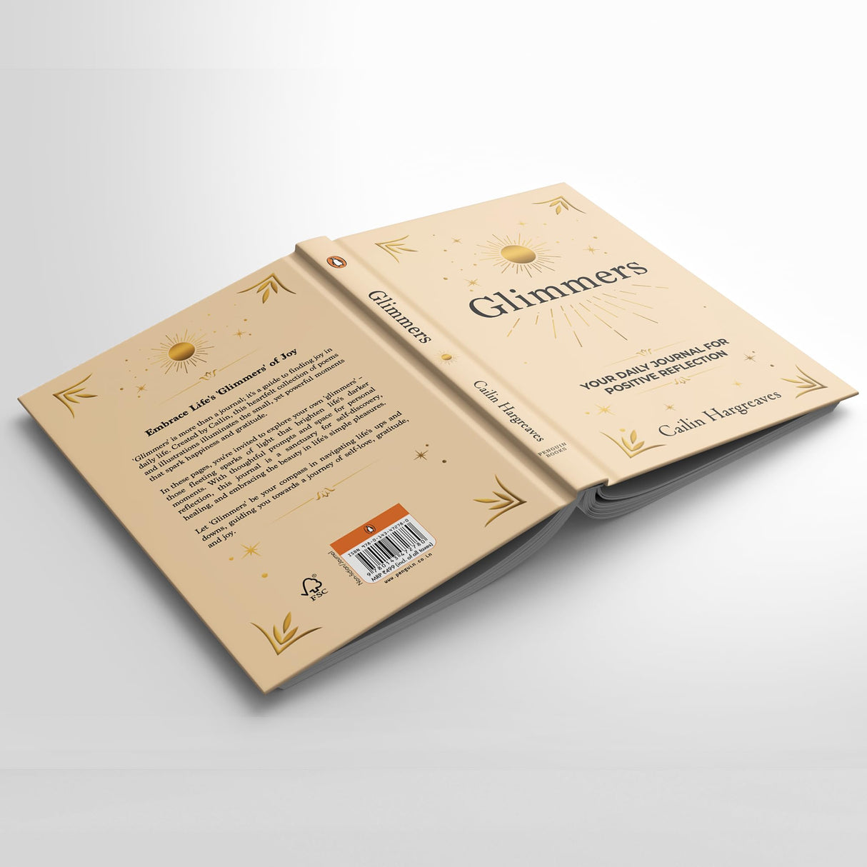 Glimmers: Your Daily Journal For Positive Reflection | Includes Poetry, Prompts, and Reflections to Spark Joy, Gratitude, Healing, and Inner Peace - Retail Maharaj