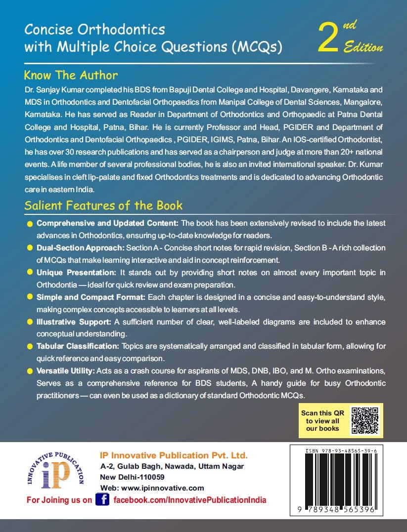 Concise Orthodontics with Multiple Choice Questions (MCQs)- 2nd Edition