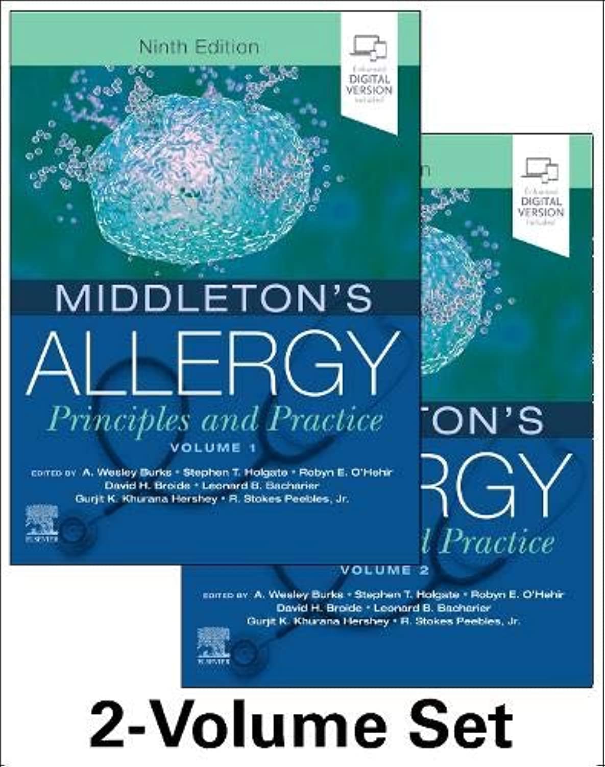 MIDDLETONS ALLERGY PRINCIPLES AND PRACTICE WITH ACCESS CODE 2 VOL SET 9ED (HB 2020)