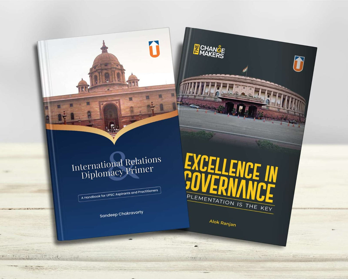 Combo of International Relations Diplomacy Primer & Excellence in Governance, Books Exam Preparation, Exams by UPSC Civil Services & Civil Services Mains