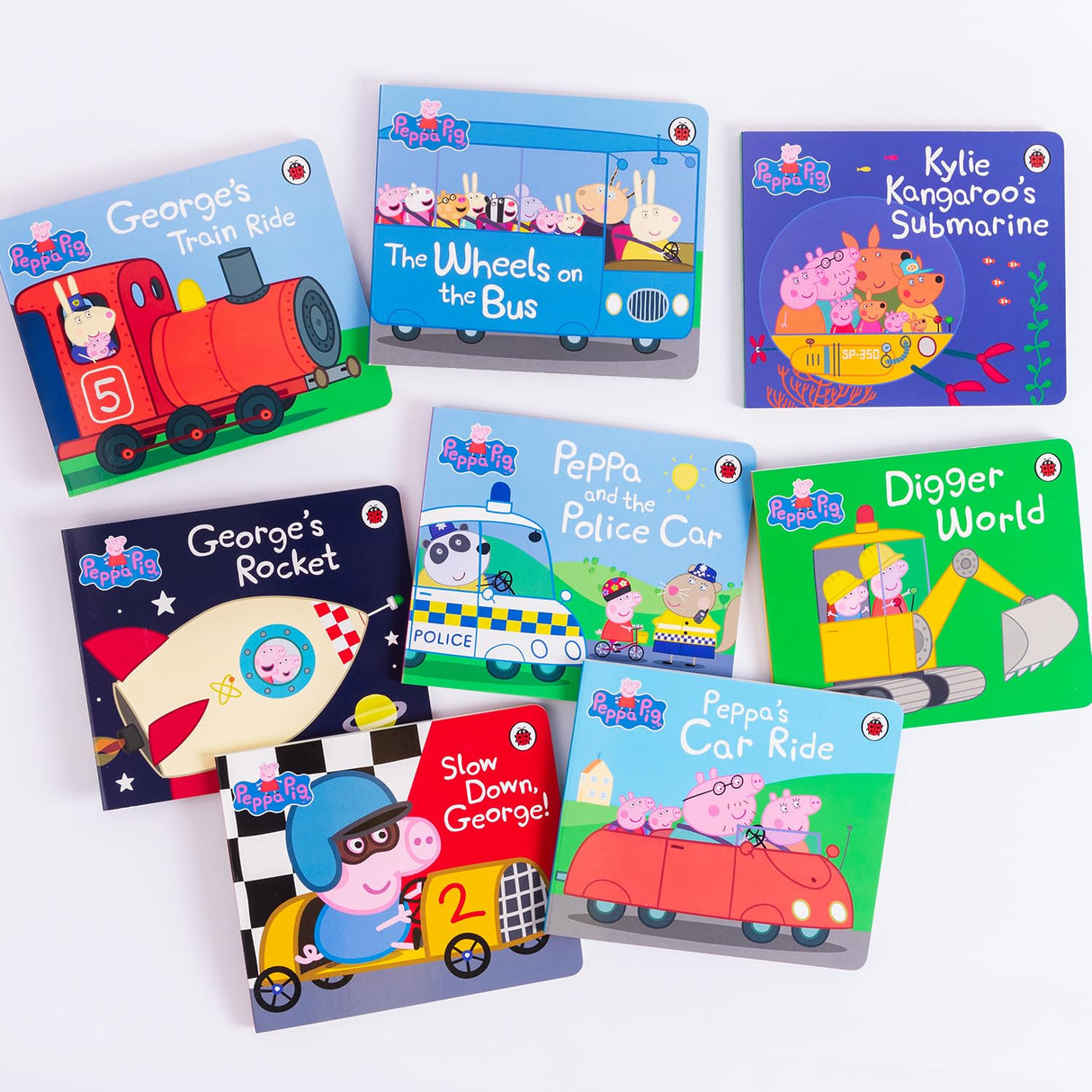 Peppa on the Go! 8 Board Books Slipcase - Retail Maharaj