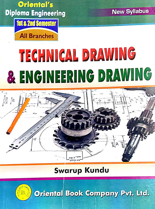Technical Drawing & Engineering Drawing 1st & 2nd Semester All Branches (English Version) - Retail Maharaj