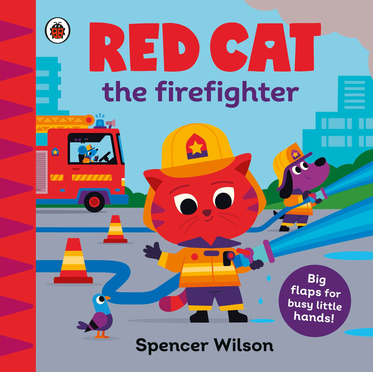 Red Cat the Firefighter: With chunky lift-the-flaps - Retail Maharaj