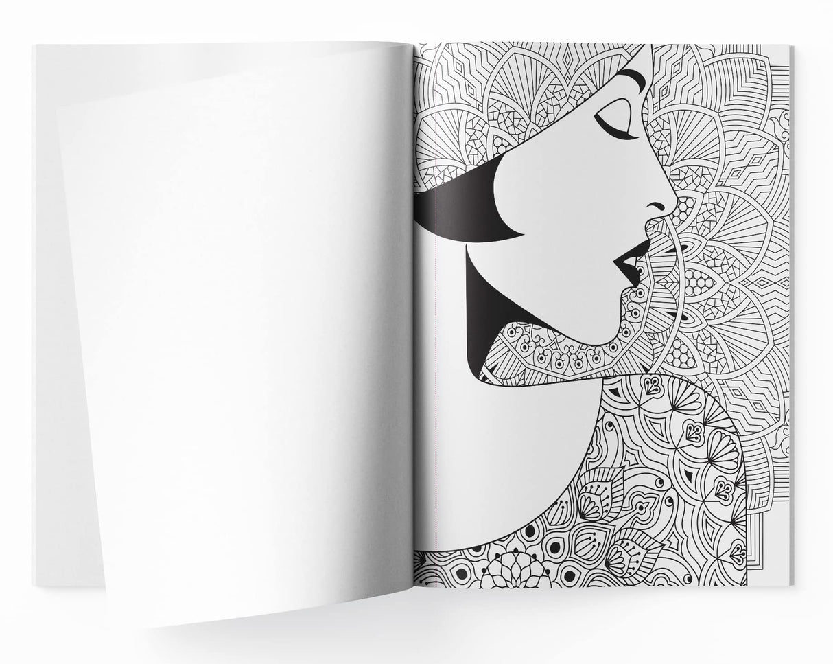 High Street Fashion Coloring book for adults - Retail Maharaj