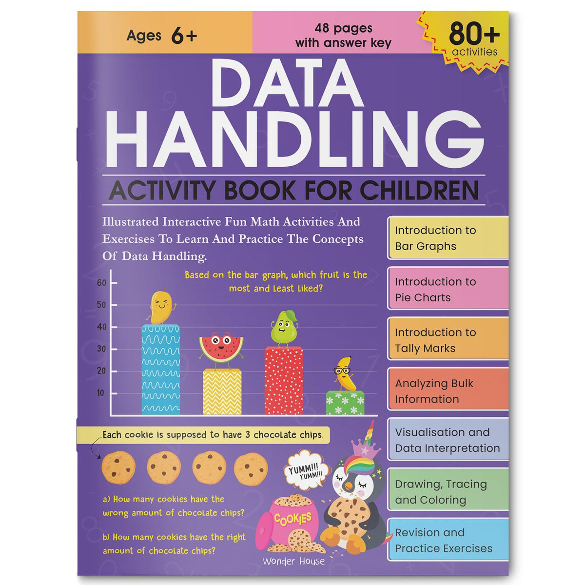 Data Handling: Activity Book for Kids | Learn Sorting, Tally Marks, Gr
