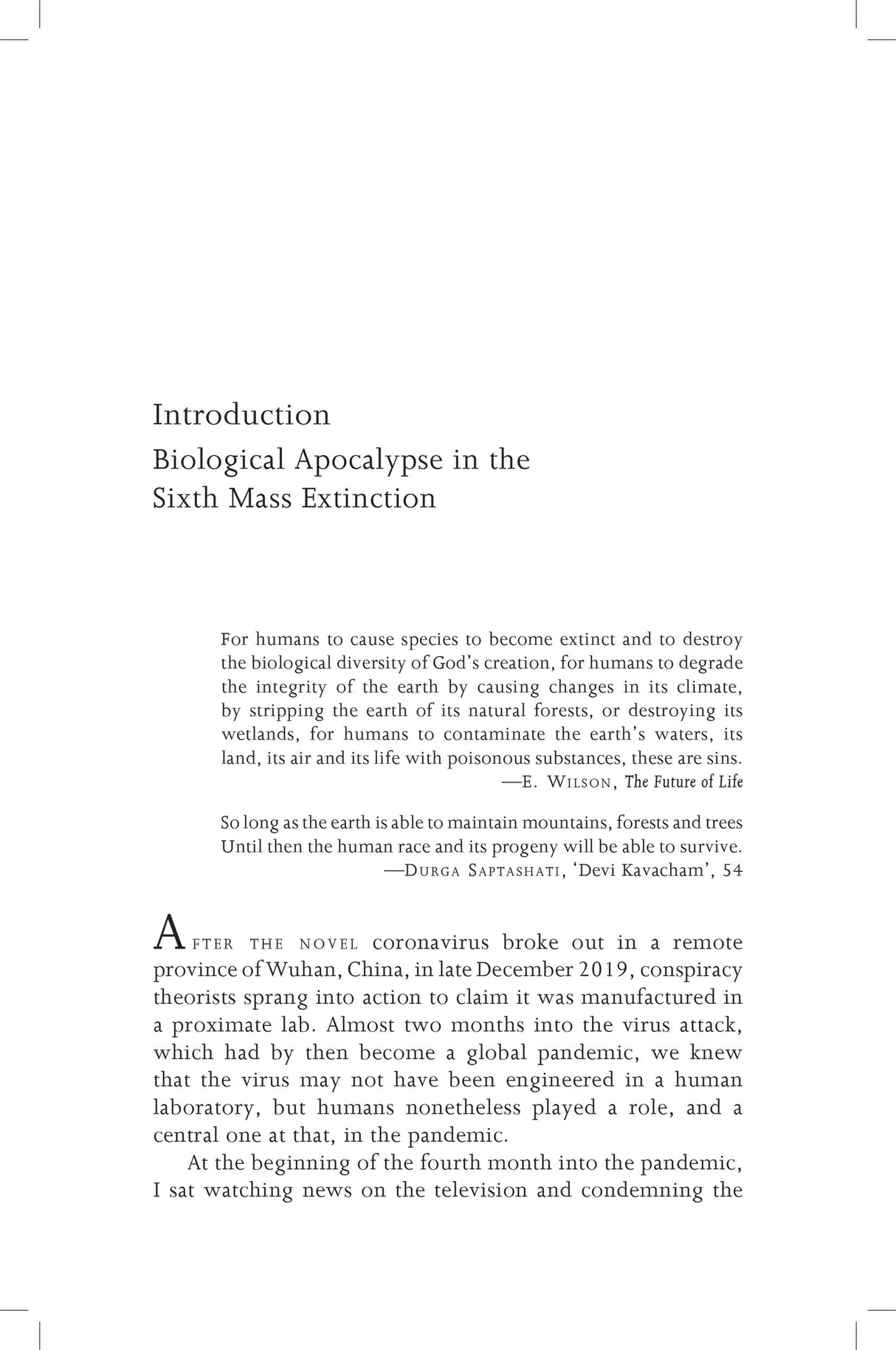 Biological Apocalypse: Species Extinction in the Anthropocene - Retail Maharaj