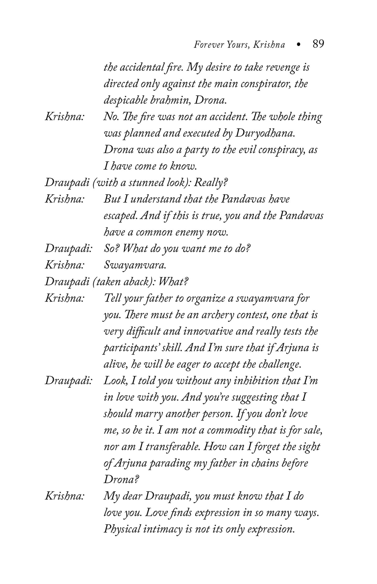 Ratna Books - 'Forever Yours, Krishna' Written By Indira Parthasarathy - Retail Maharaj