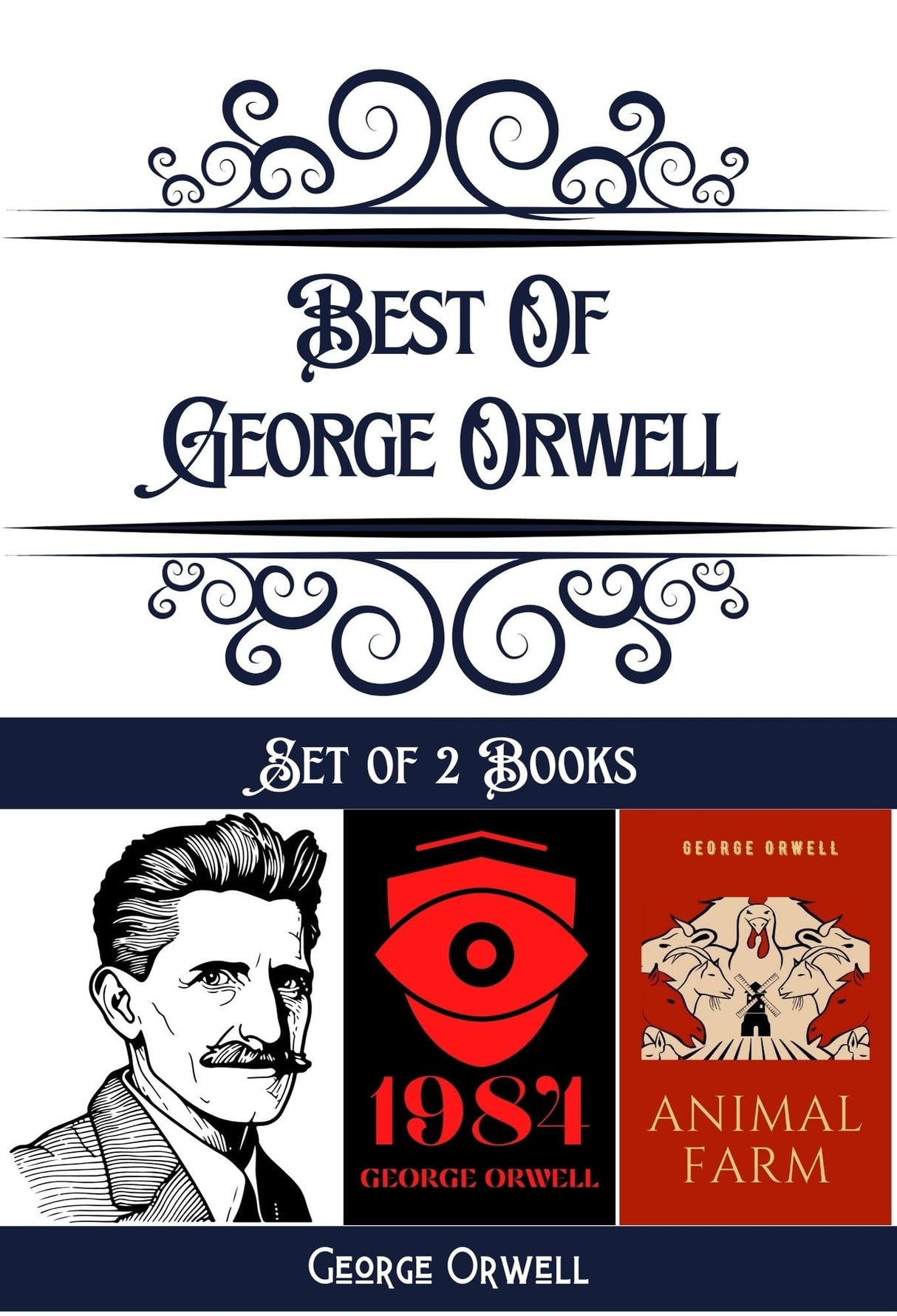 Best of George Orwell Boxed Set (Animal Farm & 1984) Set of 2 Books - Retail Maharaj