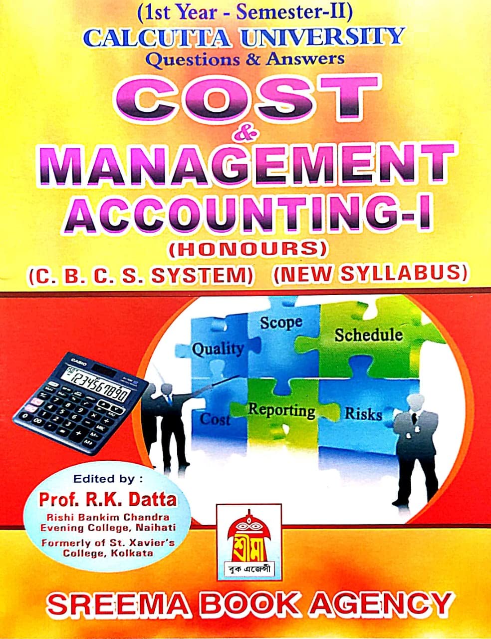 Cost & Management Accounting -I (Honours) C.U (1st Year- Semester II) (English Version) - Retail Maharaj