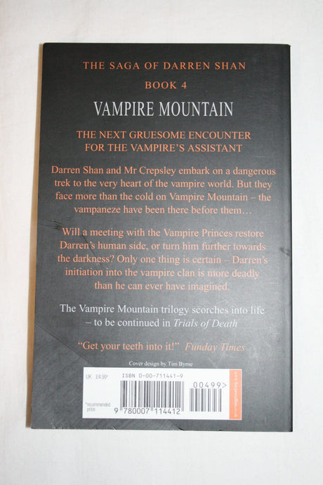 Vampire Mountain: Book 4 (The Saga of Darren Shan) - Retail Maharaj