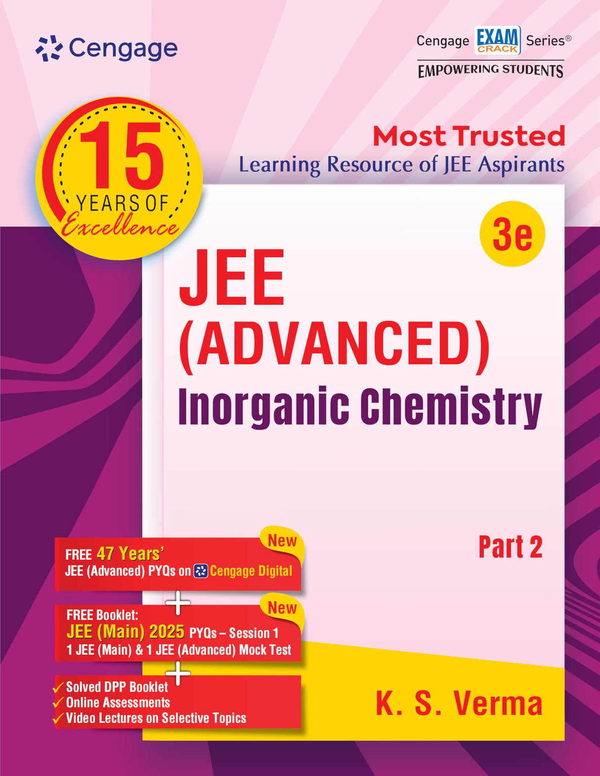 Cengage JEE Advanced Inorganic Chemistry: Part 2 with Free Online Assessments & Digital Content - Retail Maharaj