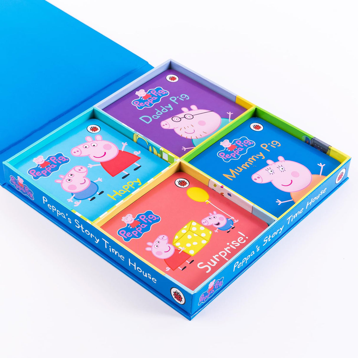 Peppa’s Storytime House (Set of 8): Mini Board Books & 6 Play Characters | Peppa Pig Interactive Storytelling Gift for Toddlers & Kids - Retail Maharaj