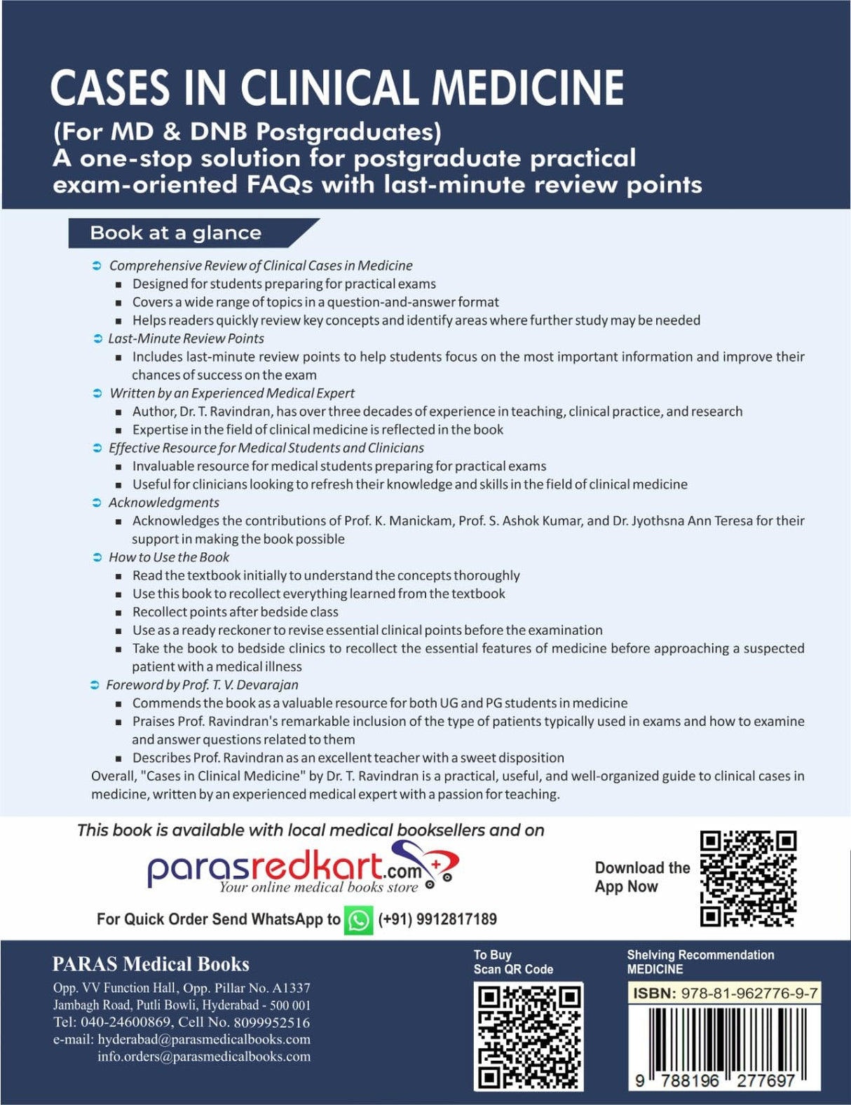 Cases in Clinical Medicine For MD & DNB Postgraduates 1st/2024