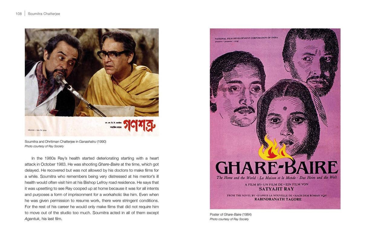 Soumitra Chatterjee: A Life in Cinema, Theatre, Poetry & Painting (H.B) - Retail Maharaj