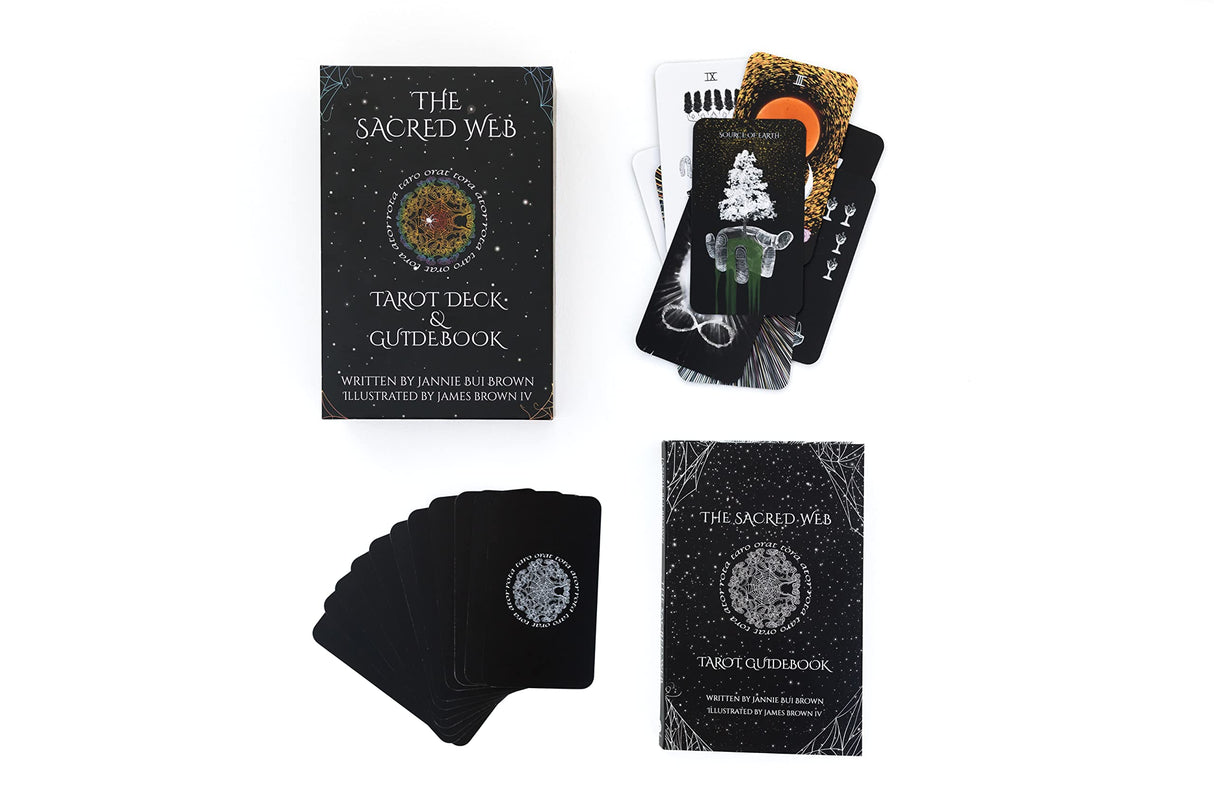 The Sacred Web Tarot: Tarot Deck & Guidebook - Retail Maharaj