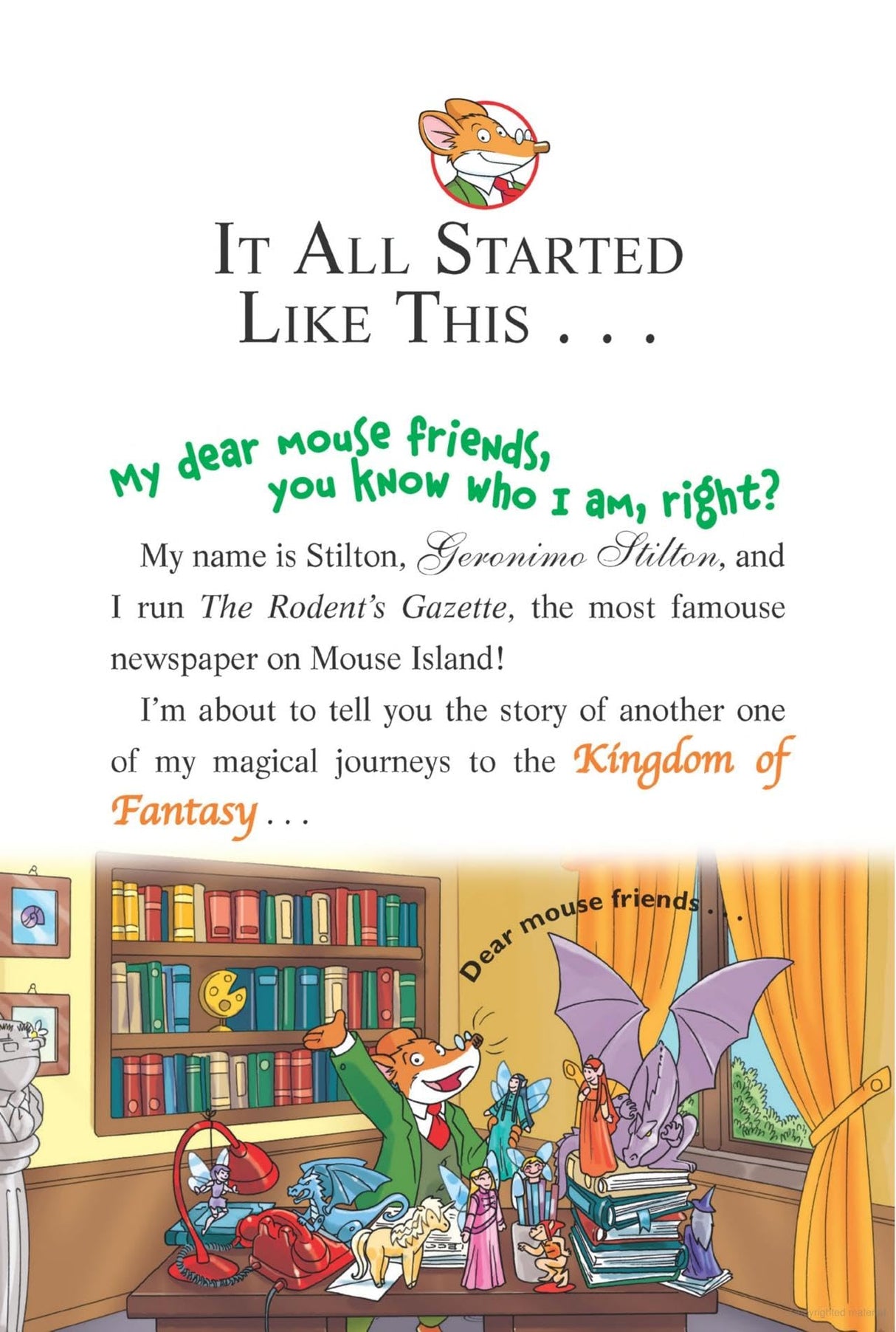 Geronimo Stilton The Kingdom Of Fantasy#09 The Wizards Wand - Retail Maharaj