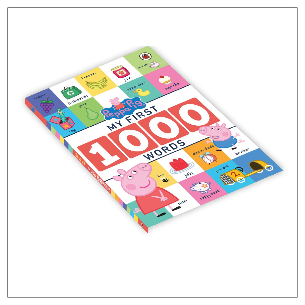 Peppa Pig: My First 1000 Words: Early Learning Words and Picture Book for Kids Age 2+ Years | Shapes, Colours, Numbers, Family, Body, Animals, Food, Bedtime, Objects Around Us and a Lot More! - Retail Maharaj