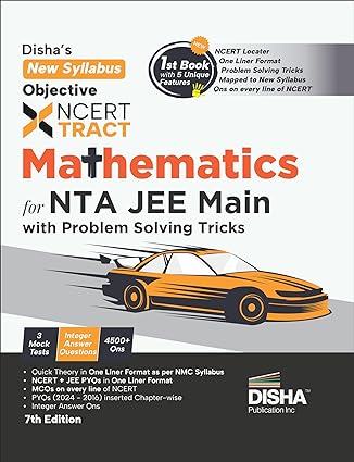 Disha's New Syllabus Objective NCERT Xtract Mathematics for NTA JEE Main 7th Edition - Retail Maharaj