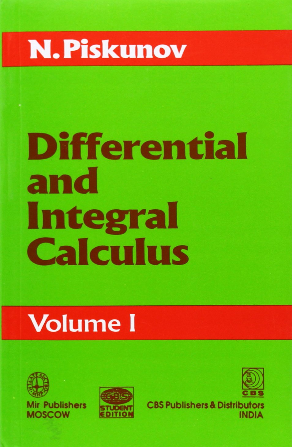 Differential And Integral Calculus Vol 1 (Pb 1996) - Retail Maharaj