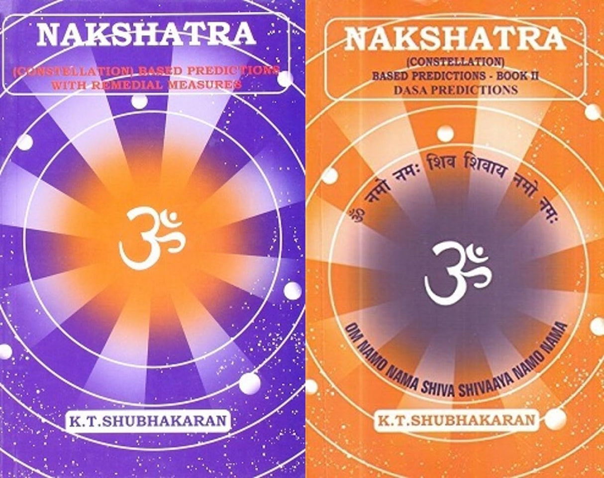 Nakshatra Based Predictions / Constellations Based Predictions - Set of 2 Vols. - K.T. Shubhkaran - Sagar Publications - English - Retail Maharaj