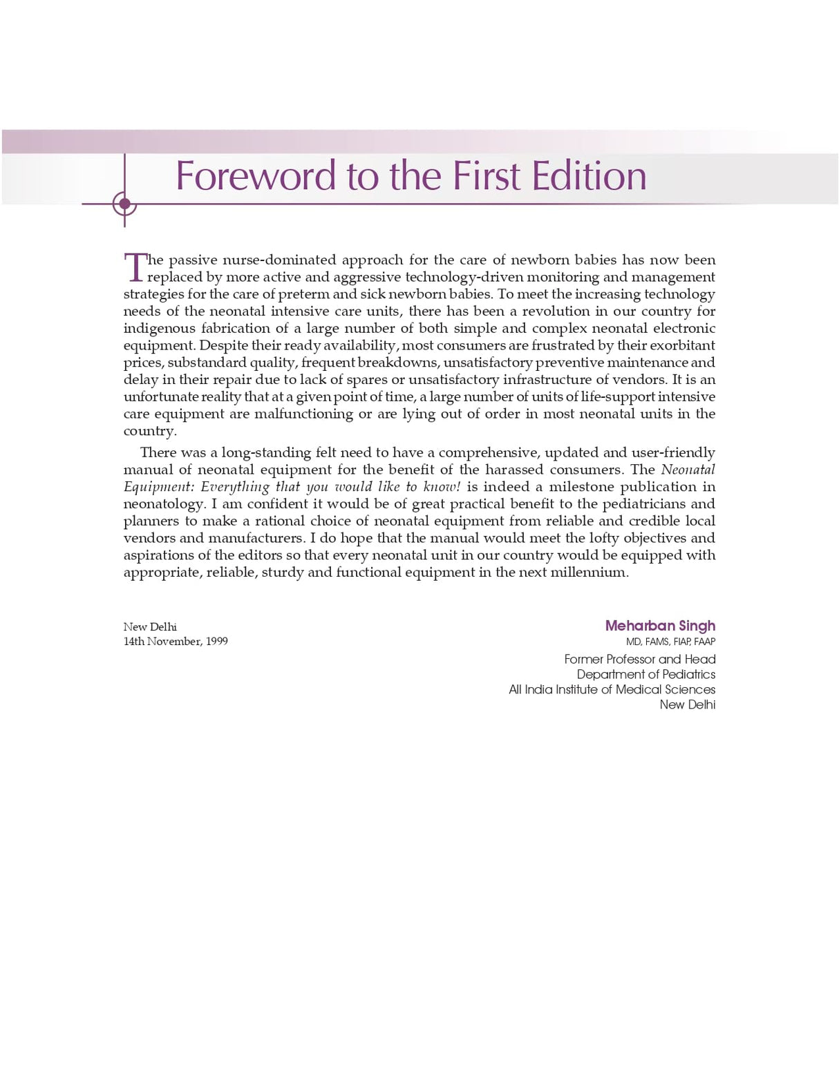 Neonatal Equipment 6Ed (Pb 2023)