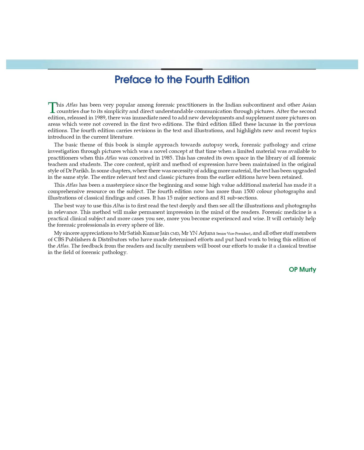 Parikh’s Colour Atlas of Medicolegal Postmortems and Forensic Pathology, 4/e Guidelines for Crime Investigation (HB 2025 )