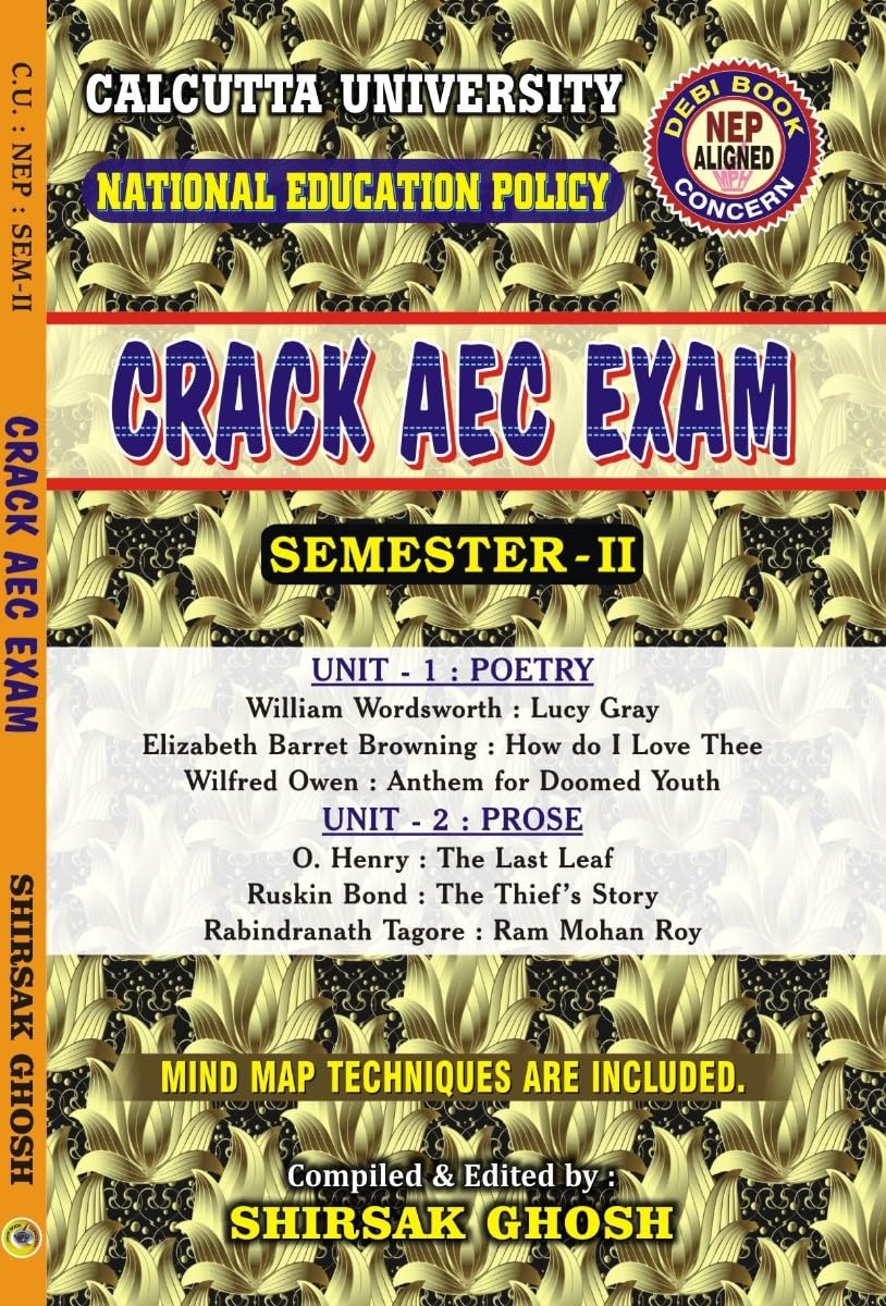 Crack Aec Exam Semester-2 CU National Education Policy (English Version) - Retail Maharaj