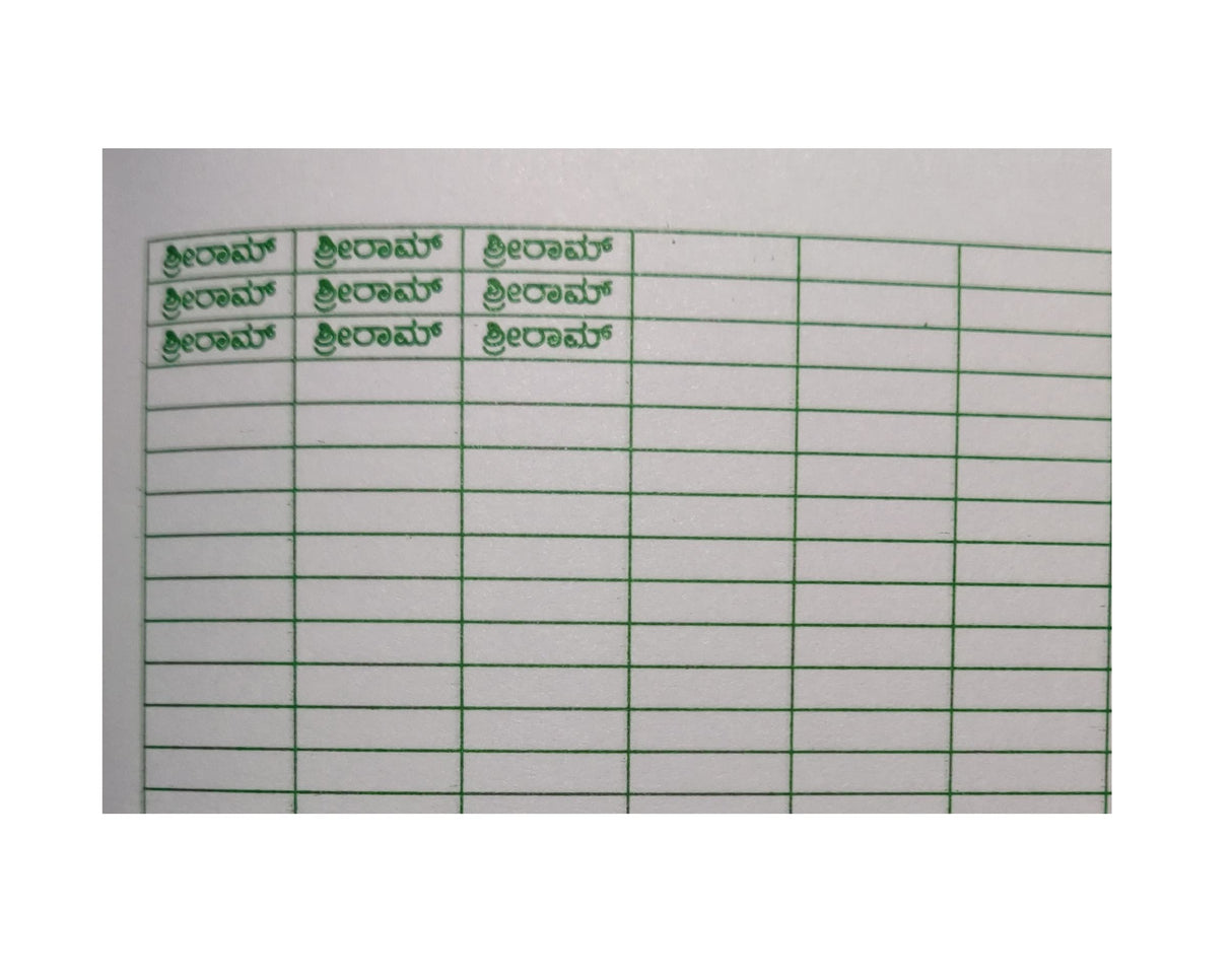 SRI RAMA KOTI (LAKSHA NAMA LEKHANA GRANTHA - FOR WRITING SRIRAM NAME 1 LAKH TIMES - KANNADA)