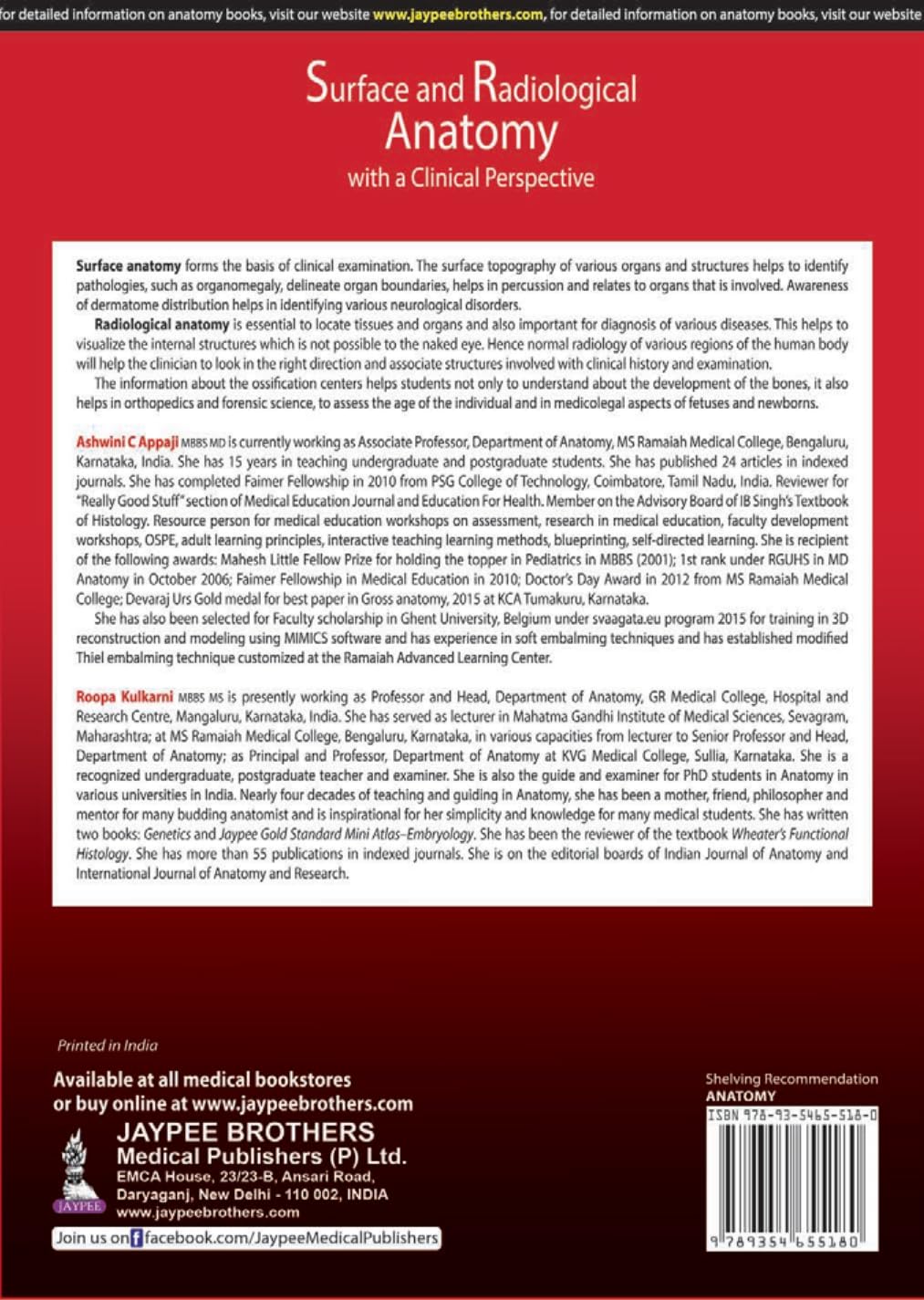 Surface and Radiological Anatomy with a Clinical Perspective