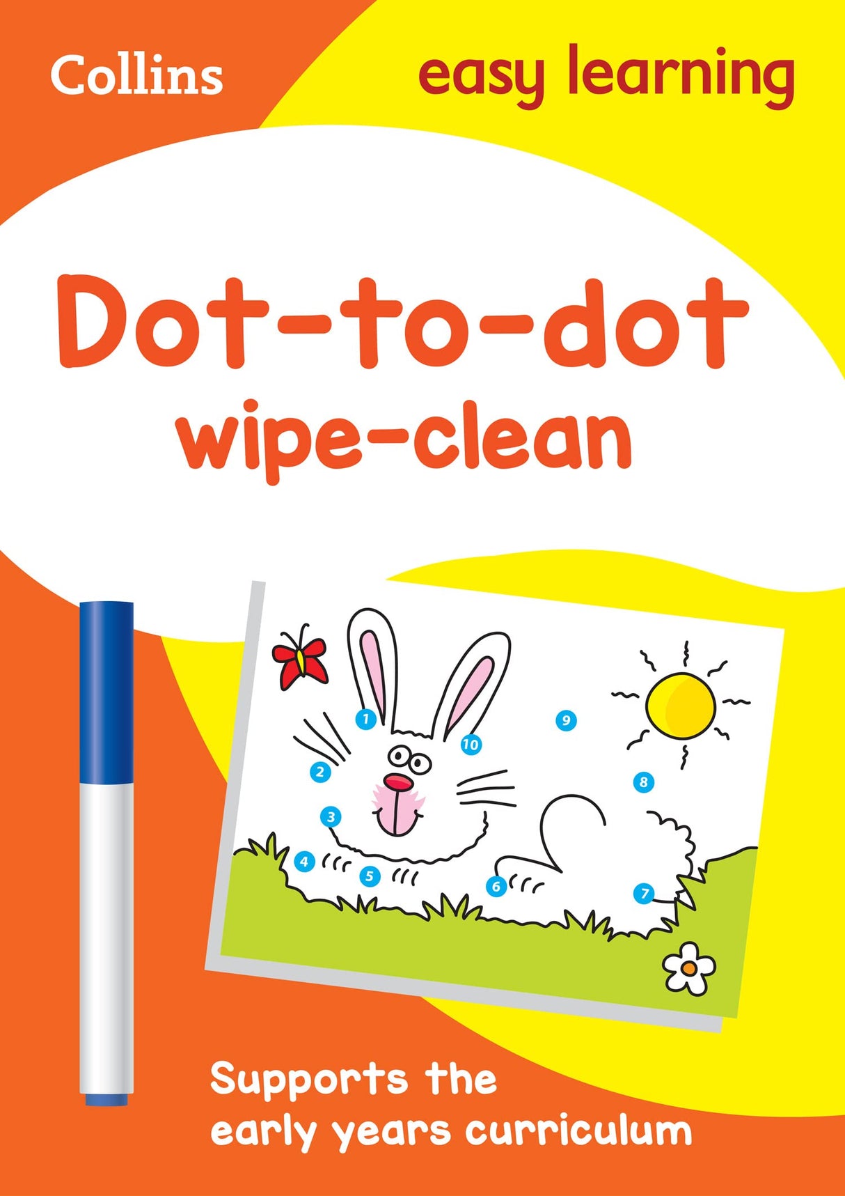 Dot-to-Dot Age 3-5 Wipe Clean Activity Book: Ideal for home learning (Collins Easy Learning Preschool) - Retail Maharaj
