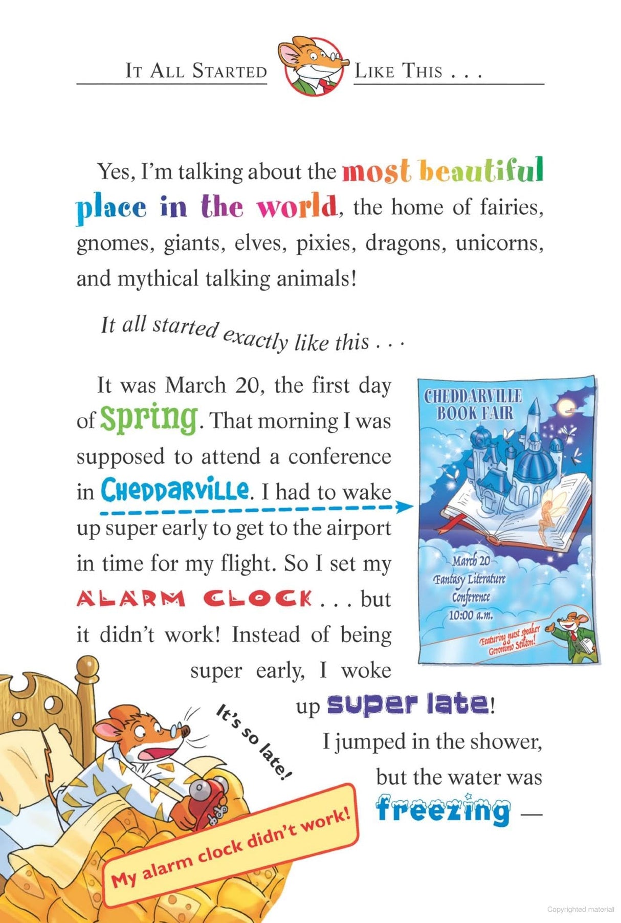 Geronimo Stilton The Kingdom Of Fantasy#09 The Wizards Wand - Retail Maharaj