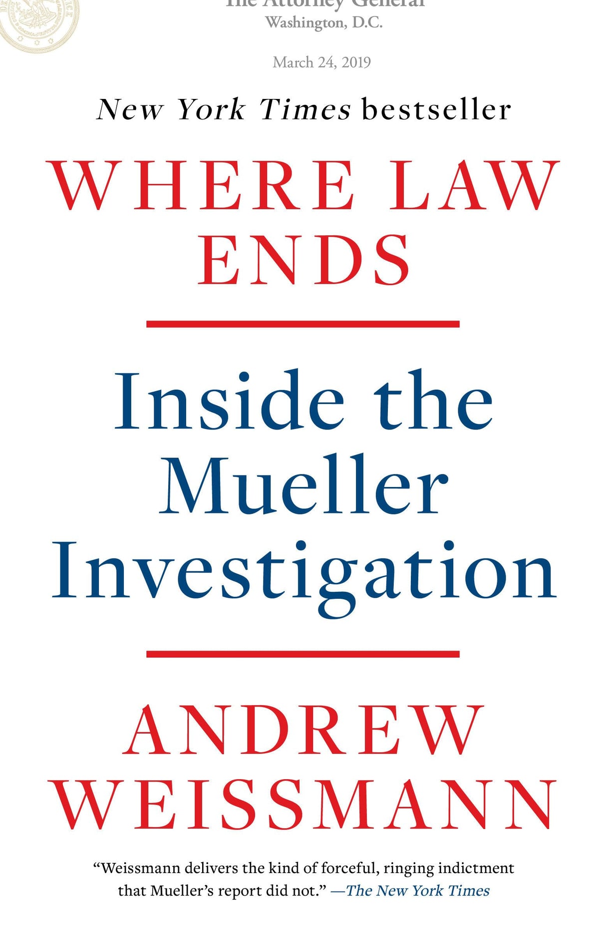 Where Law Ends: Inside the Mueller Investigation
