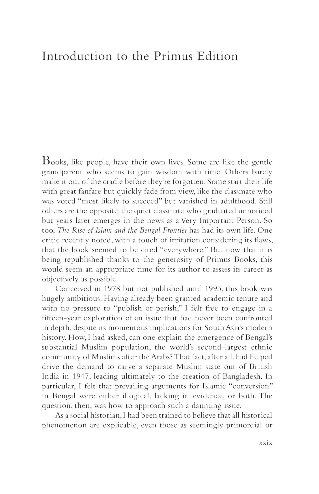 Primus Books - The Rise of Islam and the Bengal Frontier, 1204-1760 - Retail Maharaj