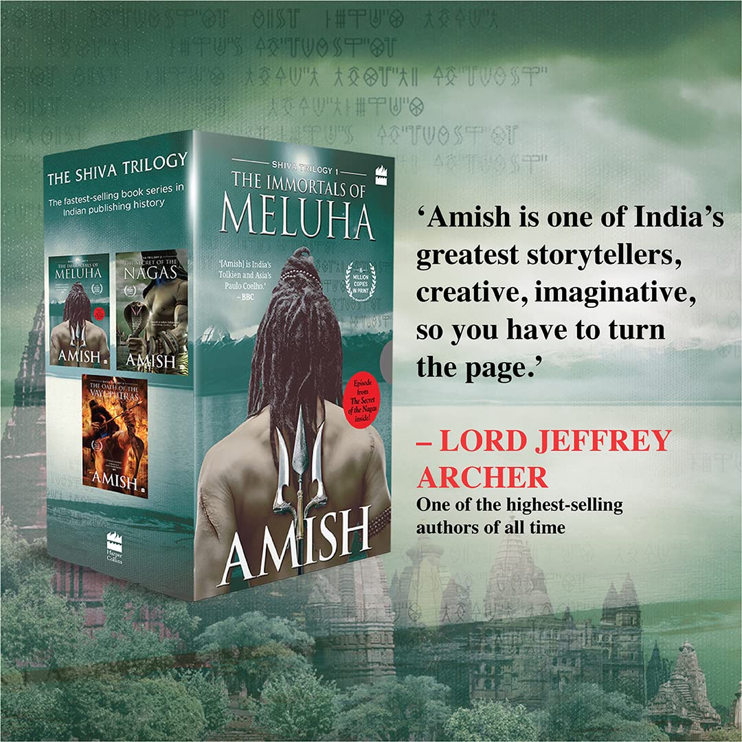 The Shiva Triology Boxset of 3 Books (Perfect Gift for this Festive Season) : The Immortals of Meluha, The Secret of The Nagas, The Oath of The Vayuputras) - Retail Maharaj