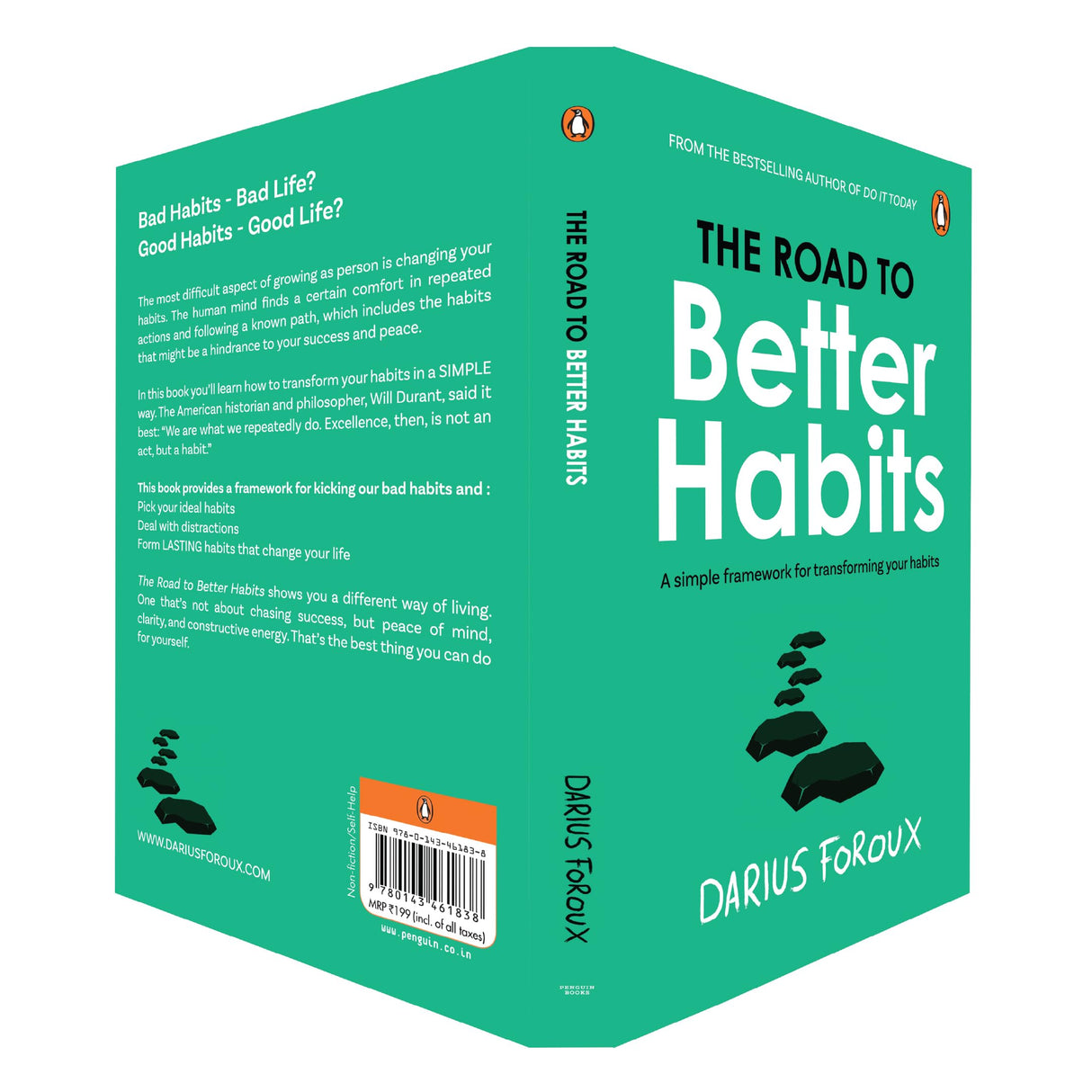 The Road To Better Habits: A Simple Framework for Transforming your Habits | A Simple Guide to Habit Change, Focus, and a More Peaceful Life by the Bestselling Author of Do It Today - Retail Maharaj