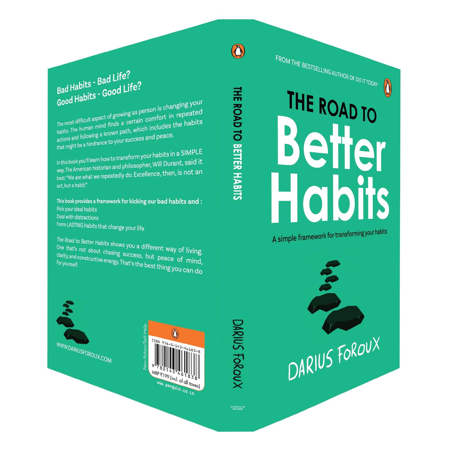 The Road To Better Habits: A Simple Framework for Transforming your Habits | A Simple Guide to Habit Change, Focus, and a More Peaceful Life by the Bestselling Author of Do It Today - Retail Maharaj