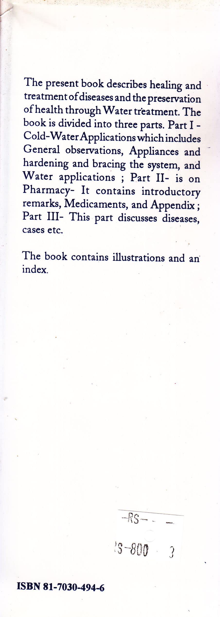 Healing and Treatment of Diseases through Water - Retail Maharaj