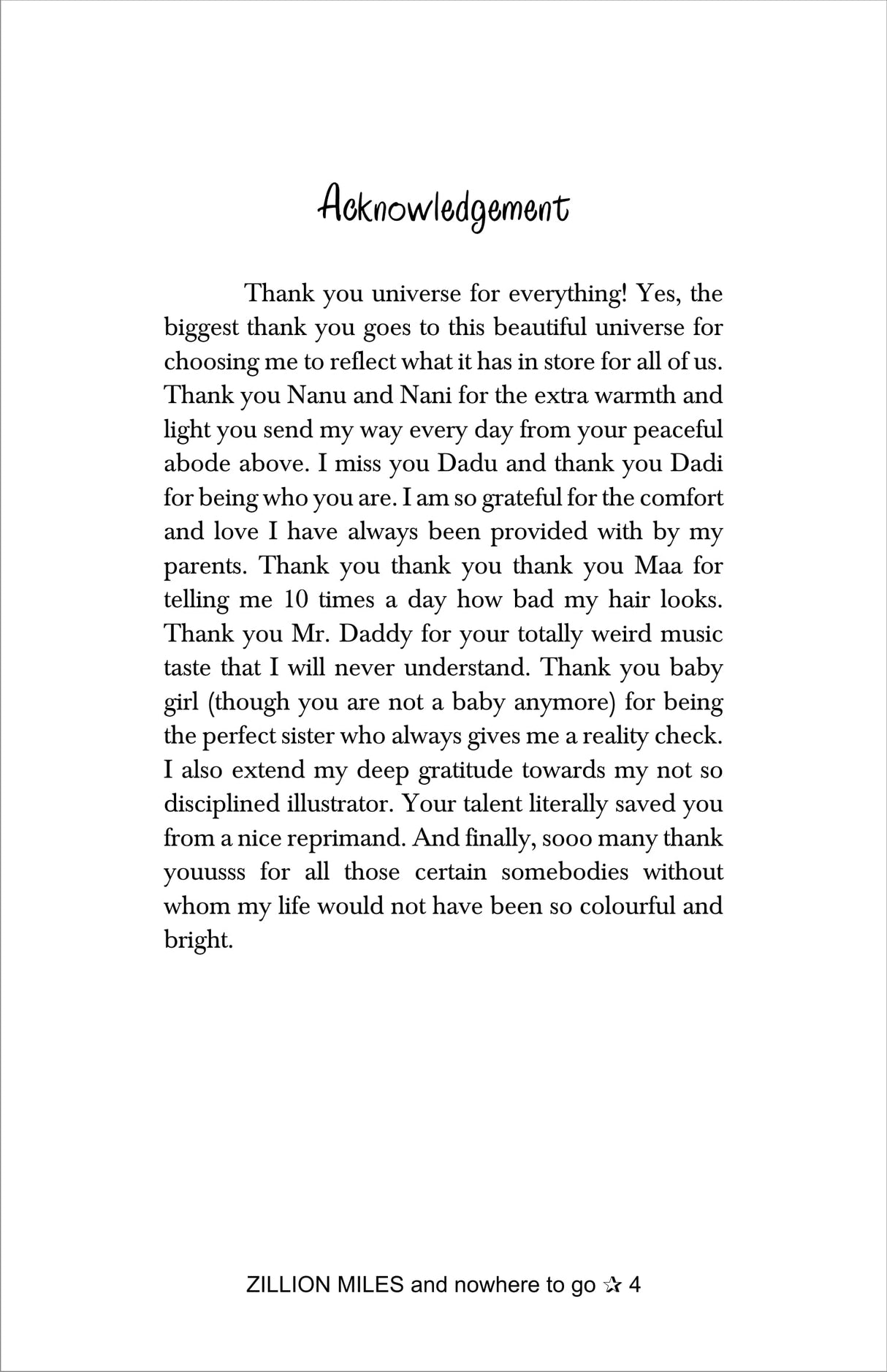 ZILLION MILES and nowhere to go