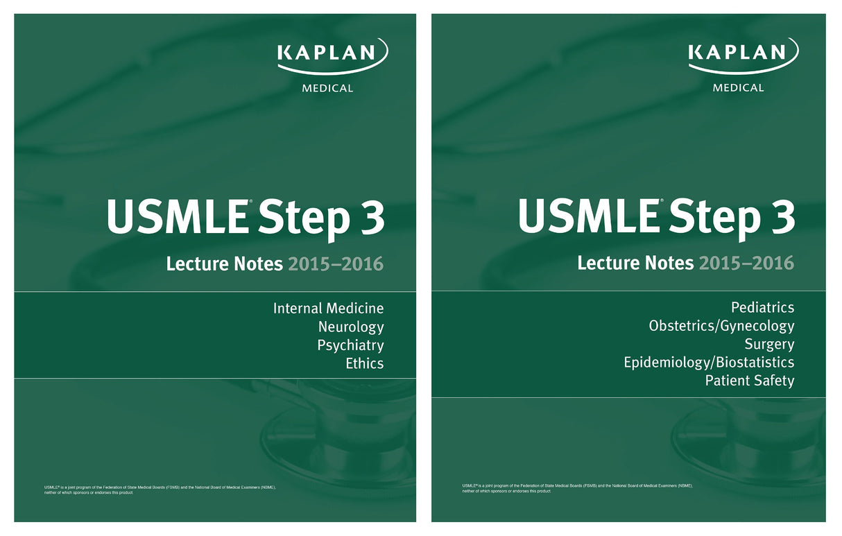 USMLE STEP 3 LECTURE NOTES BUNDLE (2VOLS)