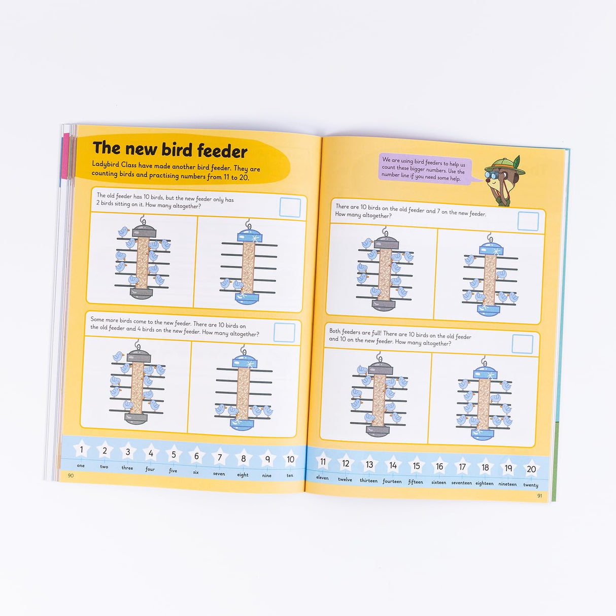 Shapes, Colours and Numbers: A Learn With Ladybird 4 in 1 Activity Book - Shapes, Colours, Patters; Count from 0-20; Counting Games & First Sums - Practice Skills for School (3-5 Years) - Retail Maharaj