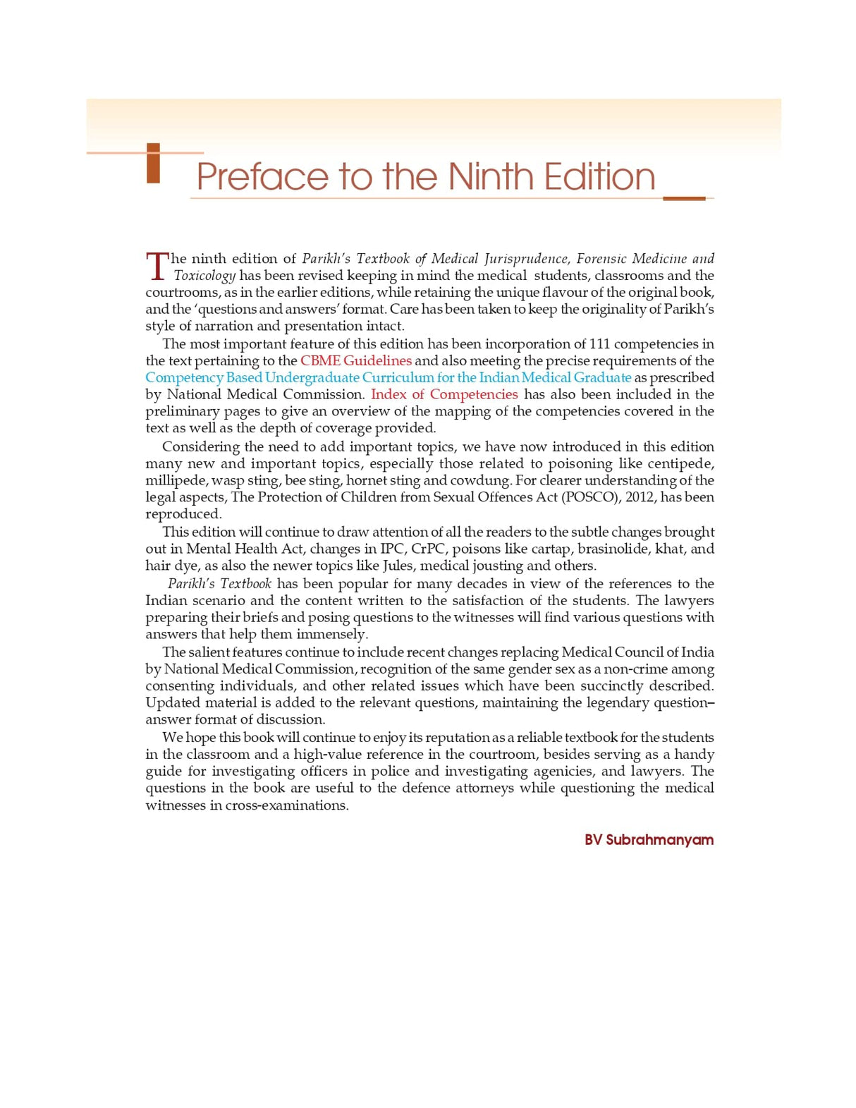 Parikhs Textbook Of Medical Jurisprudence Forensic Medicine And Toxicology For Classrooms And Courtrooms 9Ed (Pb 2025)