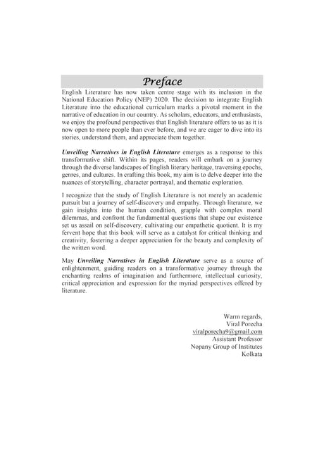 English Literature Se-2/Viral Porecha - Retail Maharaj