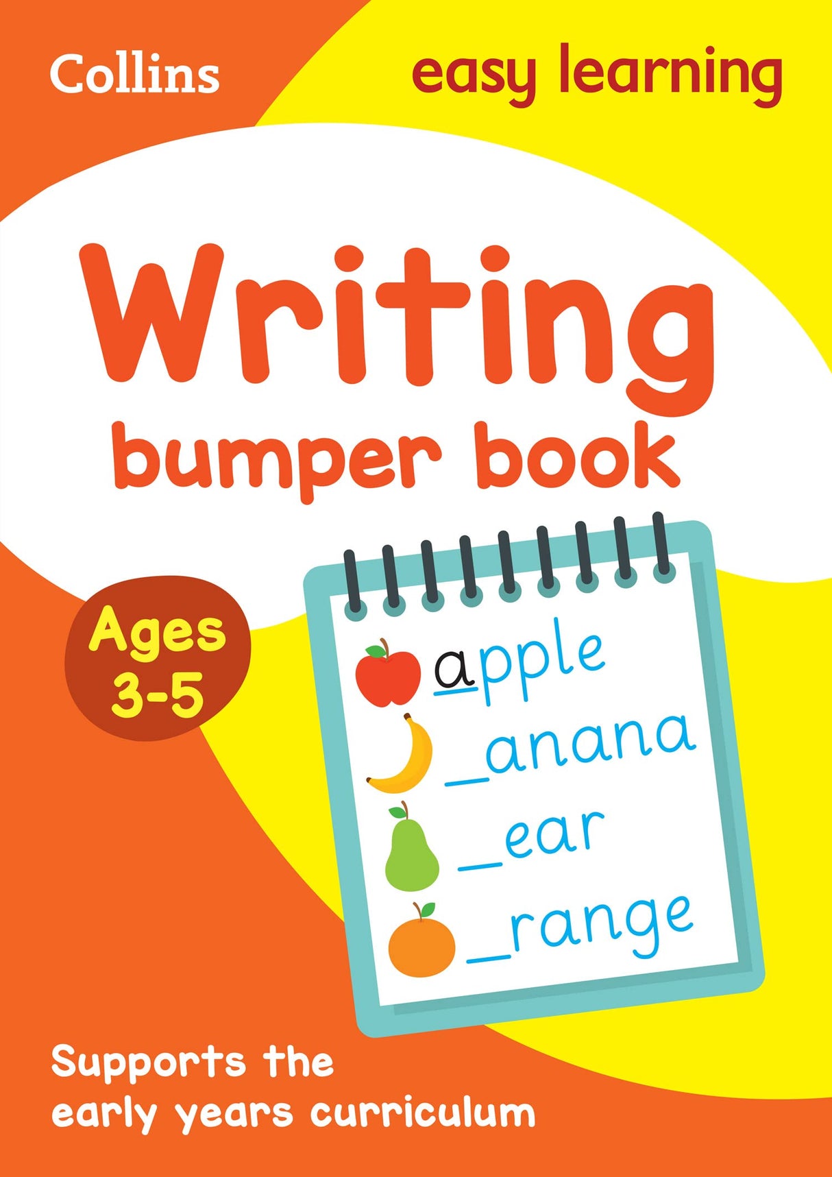 Writing Bumper Book Ages 3-5: Ideal for Home Learning - Retail Maharaj