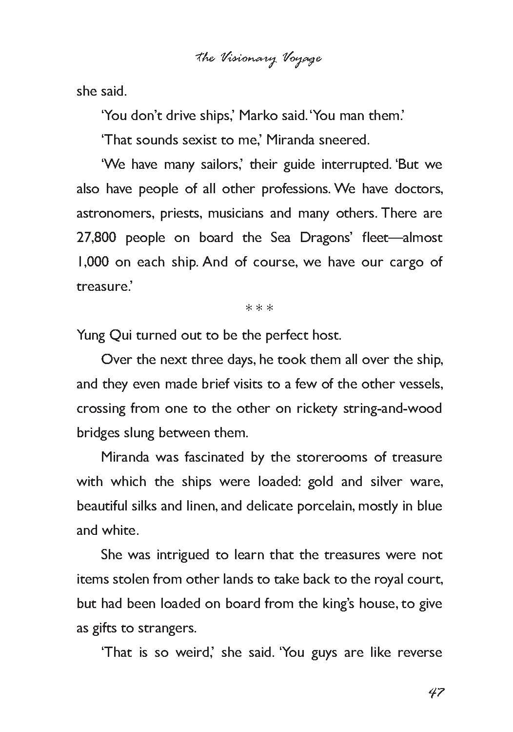 A MAGIC MIRROR MYSTERY THE VISIONARY VOYAGE - Retail Maharaj