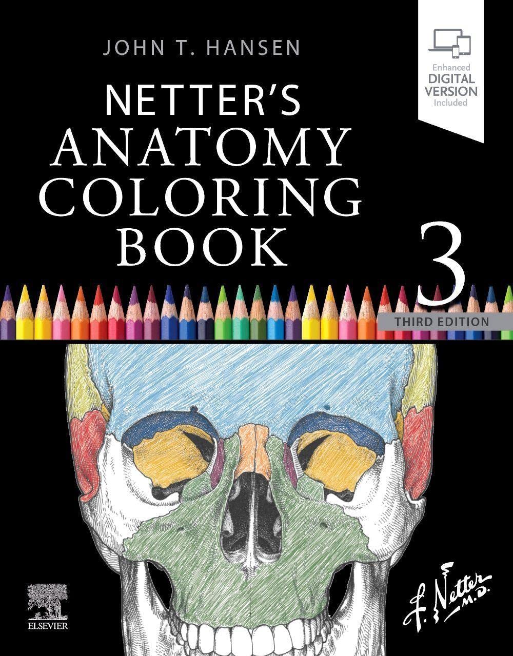 Netter's Anatomy Coloring Book-3E