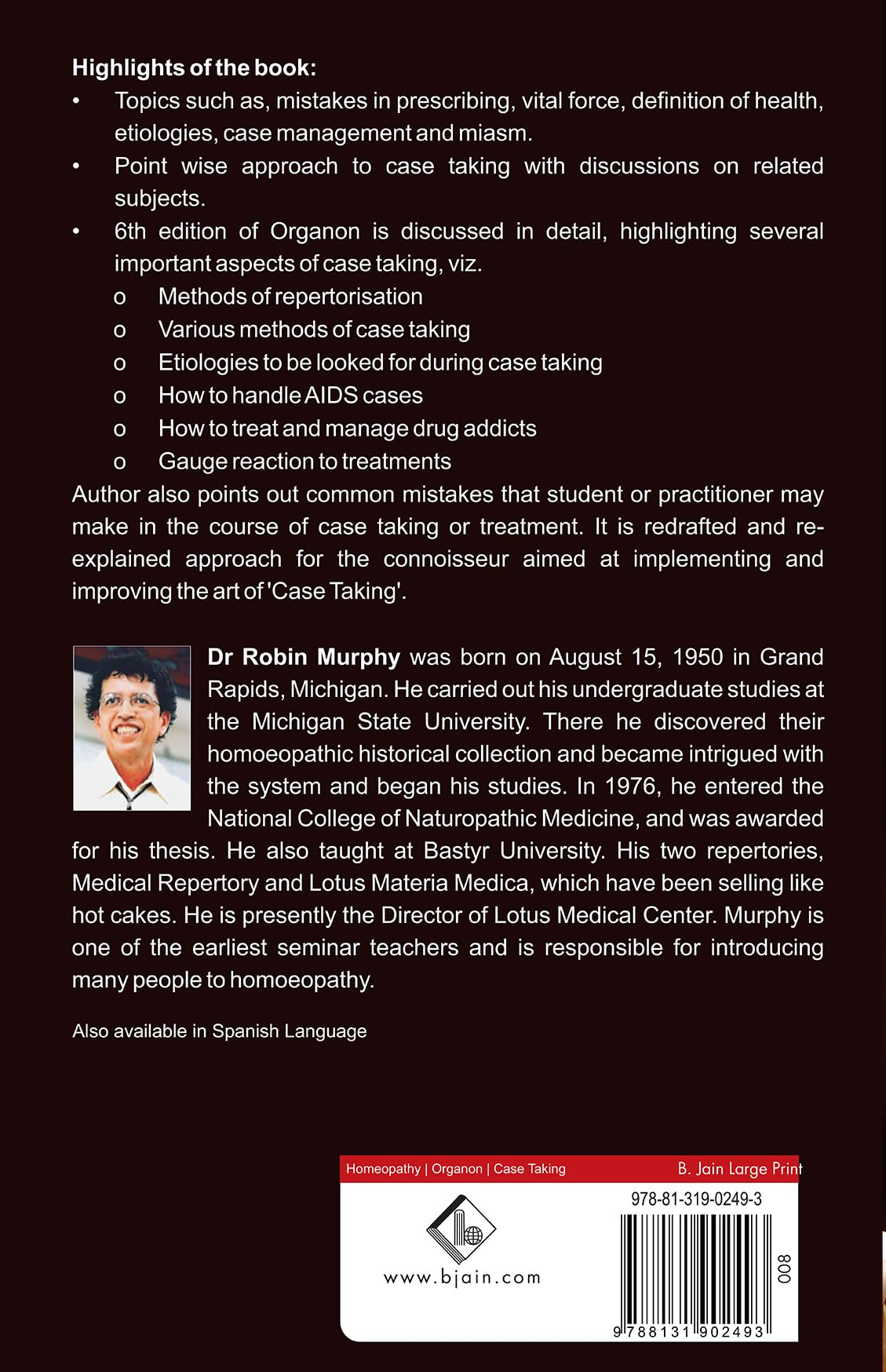 Case Analysis and Prescribing Techniques By Robin Murphy - Retail Maharaj