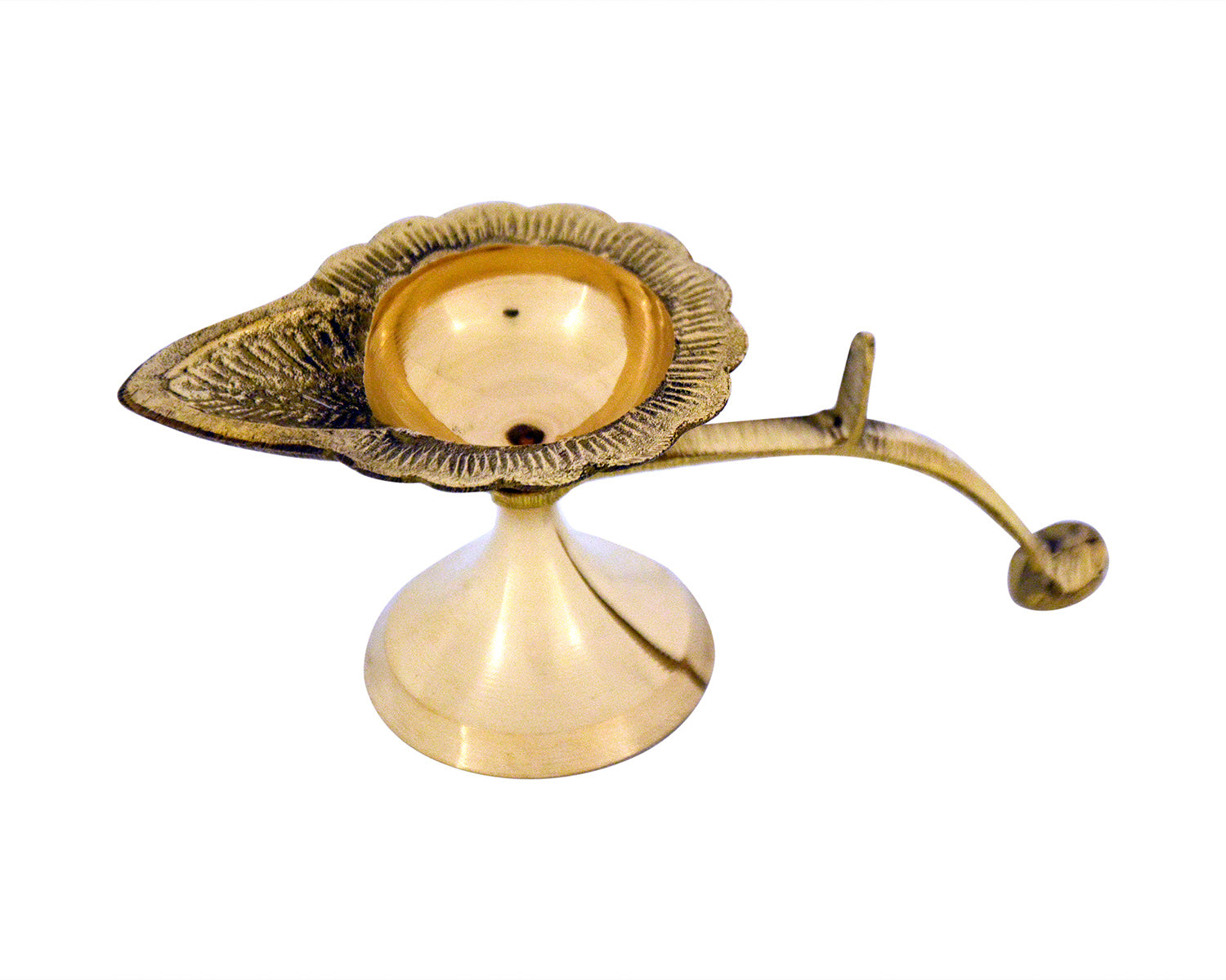 Ganga Deep - Traditional Diya Stand for Arti Rituals - Retail Maharaj