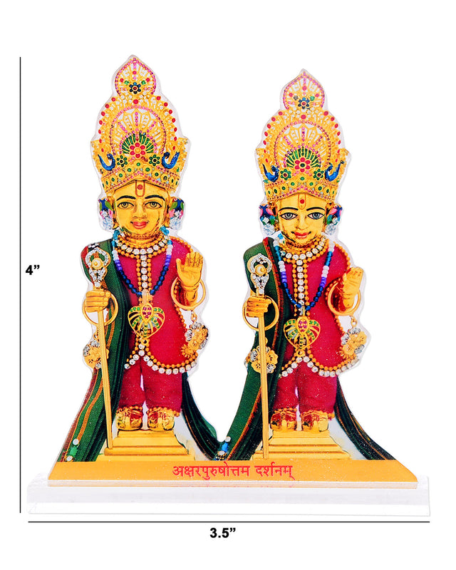 Akshar Purushottam Maharaj (Acrylic & Stand: Small) - Retail Maharaj