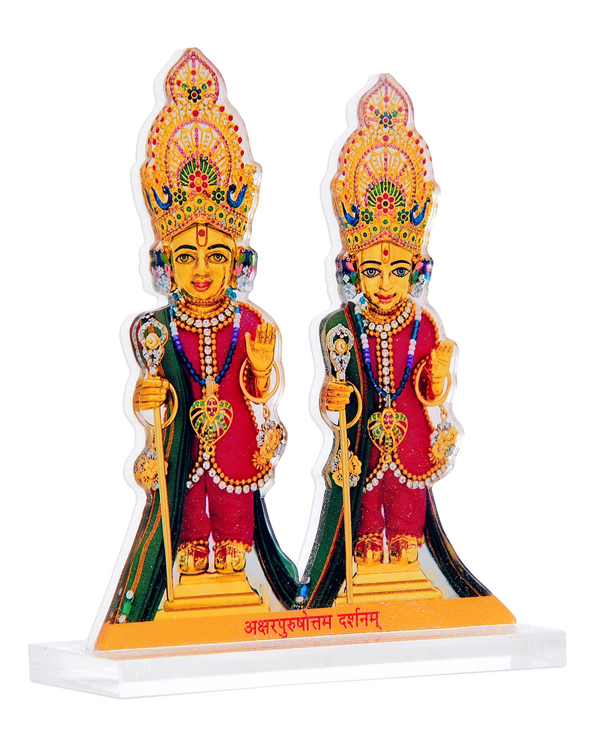 Akshar Purushottam Maharaj (Acrylic & Stand: Small) - Retail Maharaj