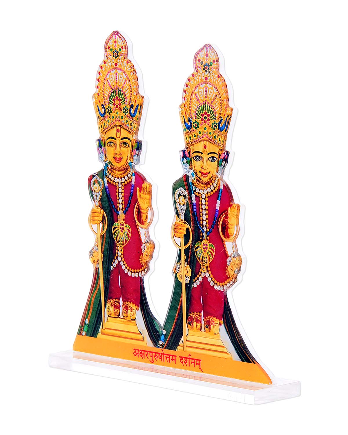 Akshar Purushottam Maharaj (Acrylic & Stand: Large) - Retail Maharaj